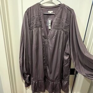 Elegant Brown Women's Dress